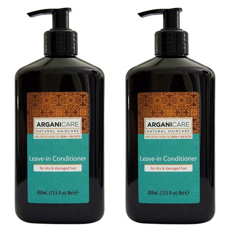 Arganicare Leave in Conditioner for Dry & Damaged Hair Enriched with Organic Argan Oil. 13.5 fl ...