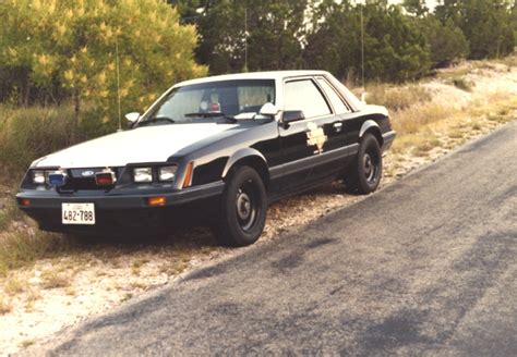 1983-85 Texas Highway Patrol Mustangs