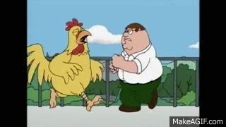 The First Chicken Fight | Family Guy | TBS on Make a GIF