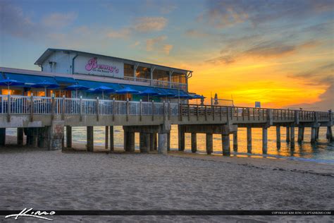 Benny’s On the Beach Lake Worth Pier Sunrise | HDR Photography by ...