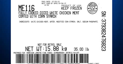 Nearly A Half Million Pounds Of Chicken Recalled - CBS Pittsburgh