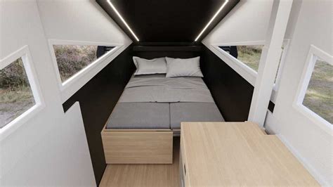 Camper For Tesla Cybertruck Turns Electric Pickup Into Micro Home