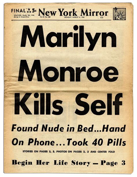 Death of Marilyn Monroe - Wikipedia