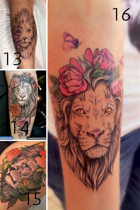 Update 88+ half lioness half flower tattoo - in.cdgdbentre