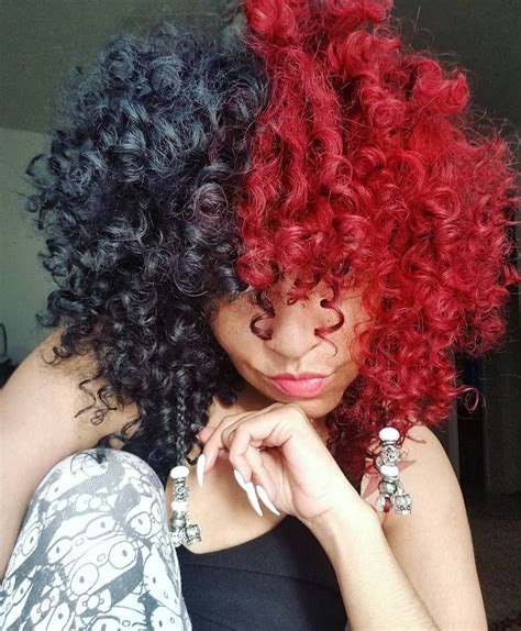 adore red hair dye on black hair - Melita Espinal