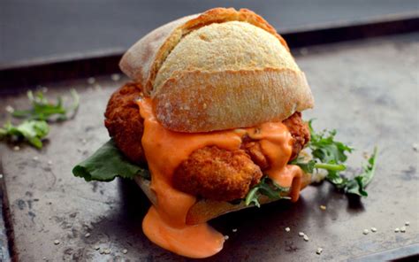 Spicy Fried 'Chicken' Sandwich [Vegan] - One Green Planet