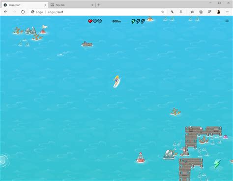 Microsoft improves Easter Egg Surf game in new Microsoft Edge browser ...