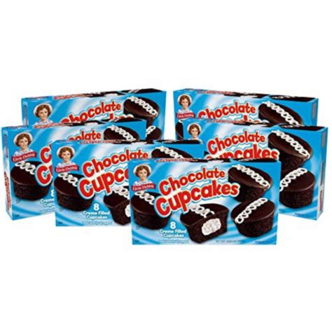 Little Debbie Chocolate Cupcakes, 6 Boxes, 48 Individually Wrapped ...