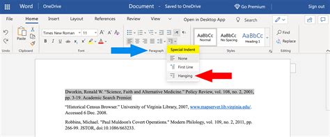 Creating Hanging Indents for a MLA Works Cited | Bibliography.com