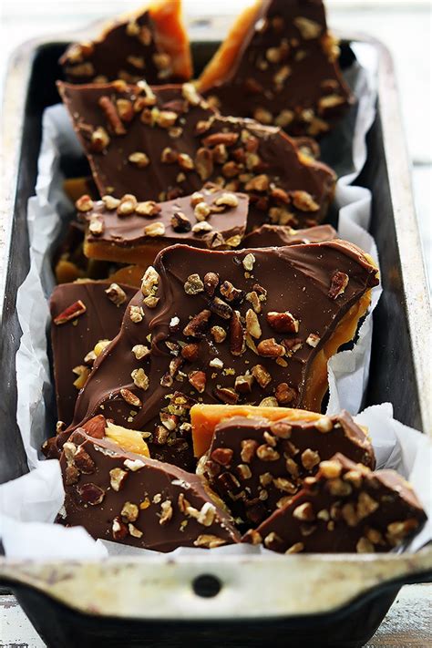 Easy Homemade English Toffee Recipe | Just A Pinch Recipes