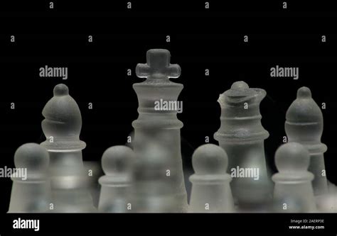 glass chess pieces close up Stock Photo - Alamy