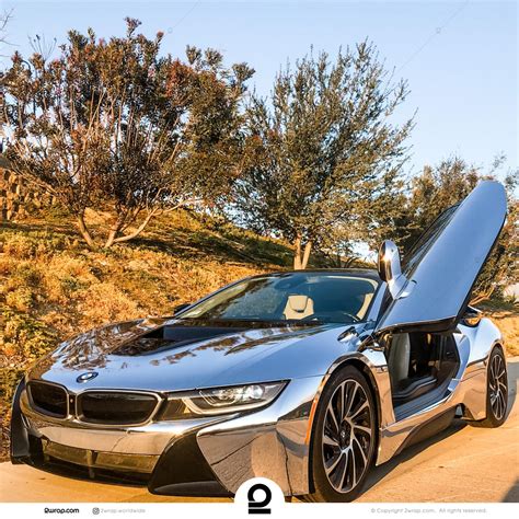 BMW I8 Silver chrome | 2wrap.com