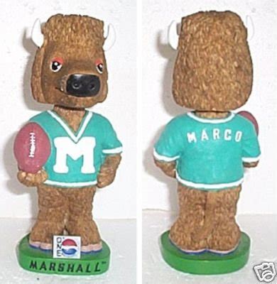 MARSHALL UNIVERSITY MASCOT "MARCO" BOBBLEHEAD | #42202736