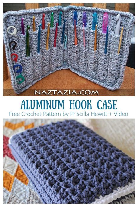 Crochet hook holder case free pattern video tutorial – Artofit