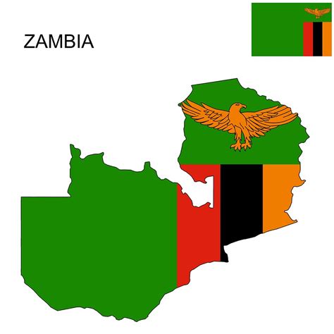 Zambia Flag Map and Meaning | Mappr