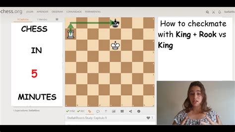 Chess in 5 minutes: how to checkmate with King+Rook (an explanation for ...