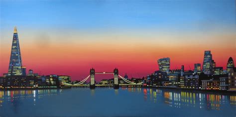 Thames Sunset | Neil Dawson | Portfolio Fine Art