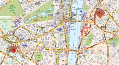 Street Map Of London Central - United States Map