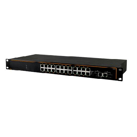 26-Port Industrial Rack-Mount Gigabit Managed Ethernet Switch – Brix Engg