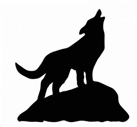 Coyote Silhouette at GetDrawings | Free download