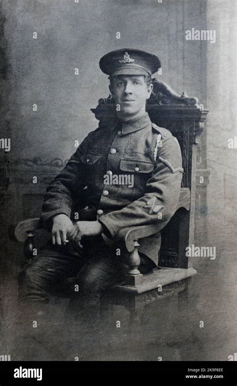 A First World War era picture of a signaller in the Royal Field ...