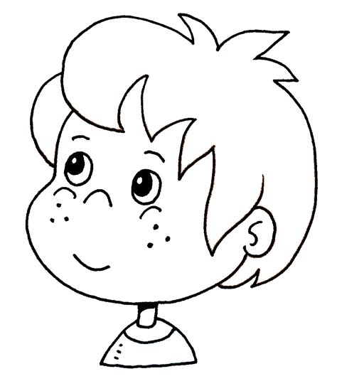 Cute Boy Face Coloring Page ~ Cool Angry Boy Face Coloring Page | Bjorkanism