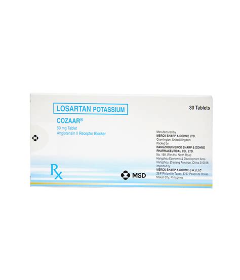 Cozaar 50Mg Tablet - Rose Pharmacy Medicine Delivery