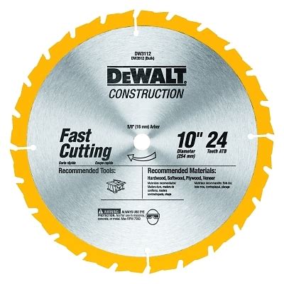 DeWalt® Construction Miter/Table Saw Blades - Pressure Solutions