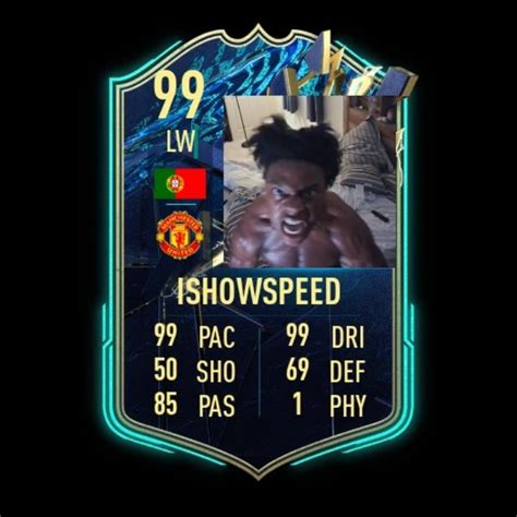 BEST FIFA Card EVER😏😏 : r/Ishowspeed