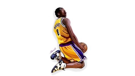 Kobe Bryant Digital Drawing on Behance