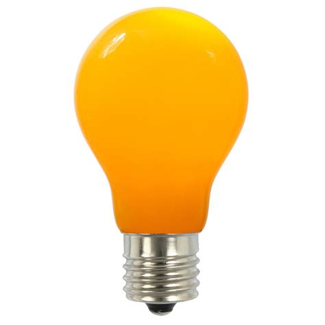 12W Yellow E26 LED Light Bulb | Light bulb, Light bulb candle, Led replacement bulbs