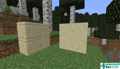 How to make Smooth sandstone in Minecraft | Minecraft-Max.com