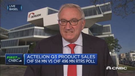 Acquisition for defense 'stupid': Actelion CEO