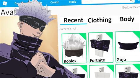 MAKING GOJO a ROBLOX ACCOUNT (Jujutsu Kaisen / Fortnite) - YouTube