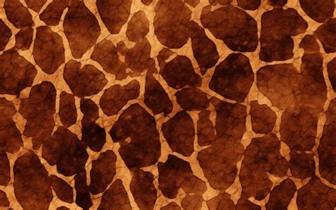 Premium AI Image | Giraffe Skin Texture