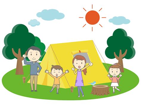 Family Camping Trip Clip Art Image - ClipSafari