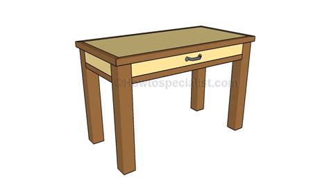 Simple Desk Plans Diy PDF Woodworking