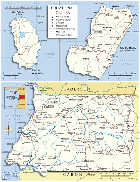 Political Map of Equatorial Guinea - Nations Online Project