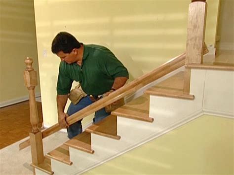 How to Install New Stair Treads and Railings | how-tos | DIY