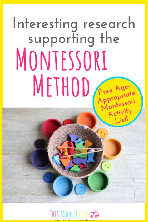 INTERESTING RESEARCH SUPPORTING THE MONTESSORI METHOD | Montessori baby activities, Toddler life ...