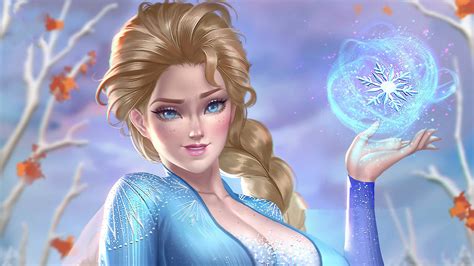 Snow Queen Elsa In Frozen 4k Wallpaper,HD Movies Wallpapers,4k ...