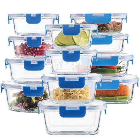 Top 10 Pro Glass 24 Piece Food Storage Container – Home Appliances