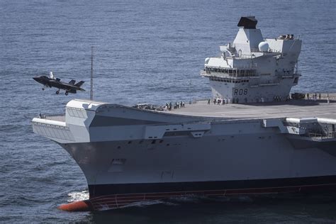 First F-35Bs Operate off of HMS Queen Elizabeth as U.K. Works Toward a ...