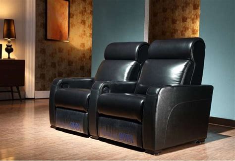 Leather Recliner Theater Seating For Theater Rooms - Linsen Seating