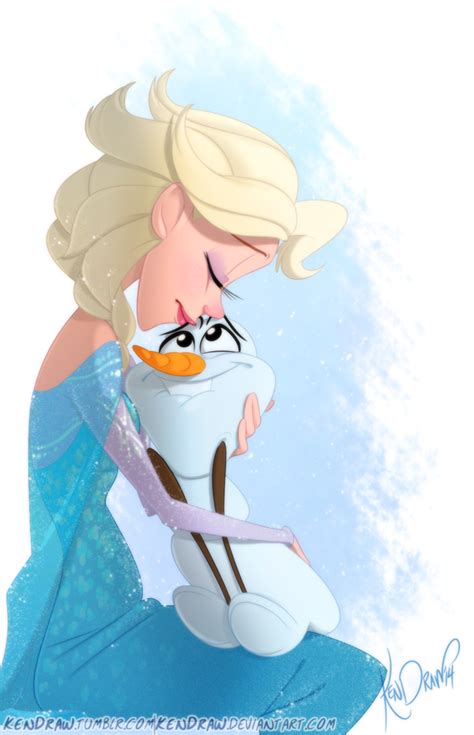 Olaf and Elsa - Olaf and Sven Fan Art (36403892) - Fanpop