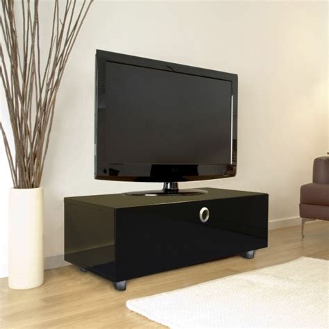 High Gloss Black Flat Screen TV Stand 40 + inch