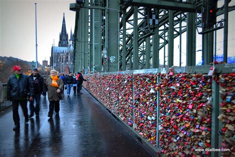 Love Locks On Hohenzollern Bridge In Cologne Germany | ItsAllBee