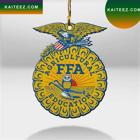 FFA Crest Emblem Christmas Ornament - Kaiteez