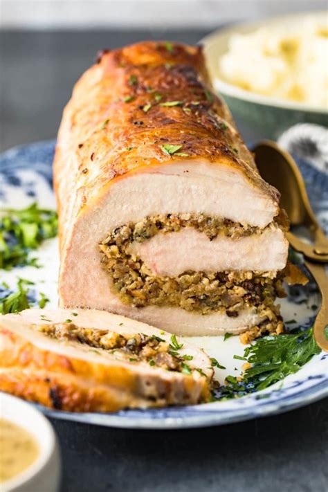 Stuffing Stuffed Pork Roast Recipe (Pork Roulade) - (VIDEO!!)