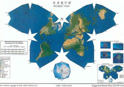 Octahedral Butterfly World Map | Country flags, Map, Cartography